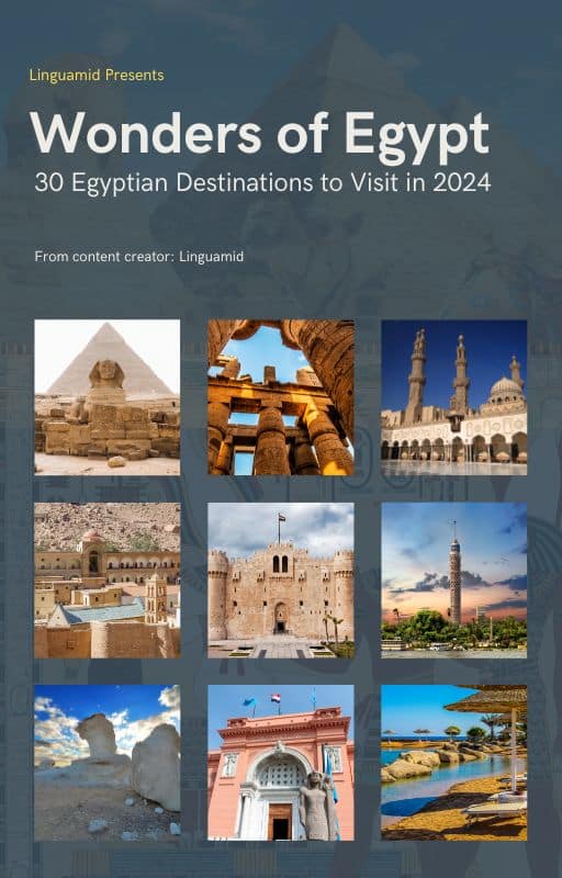 Wonders of Egypt ebook cover Linguamid